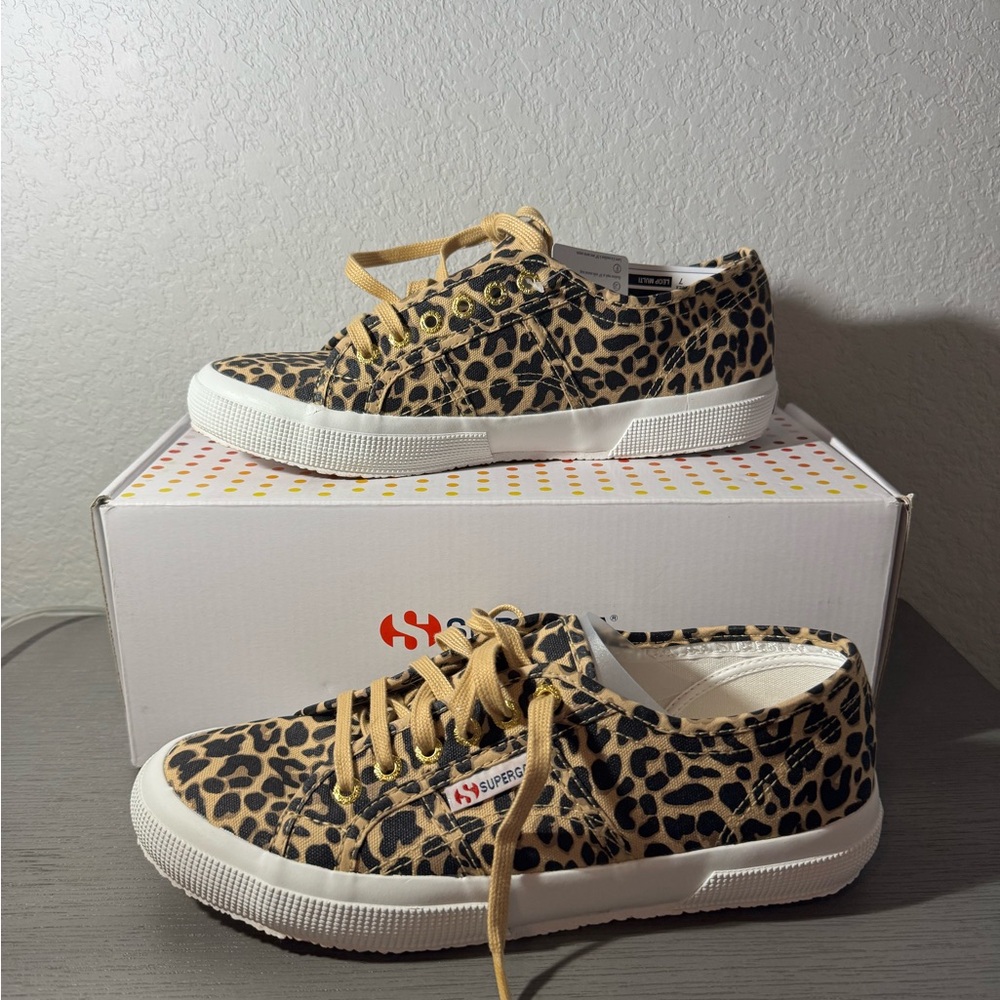 Superga 2750 Cotu Women’s Leopard Print Sneakers